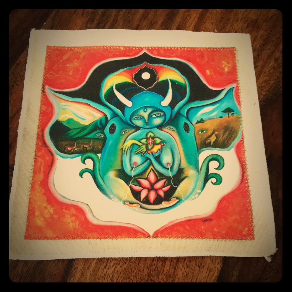 Original Art Canvas Patch by Lindy Kehoe